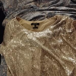 Women's Sequin Top-Miss Me